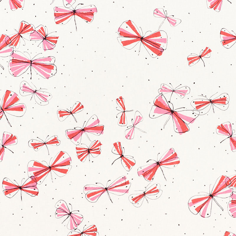 Find 178281 Monarch'S March Red & Pink by Schumacher Fabric