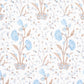 Purchase 178334 | Khilana Floral, Sky - Schumacher Fabric