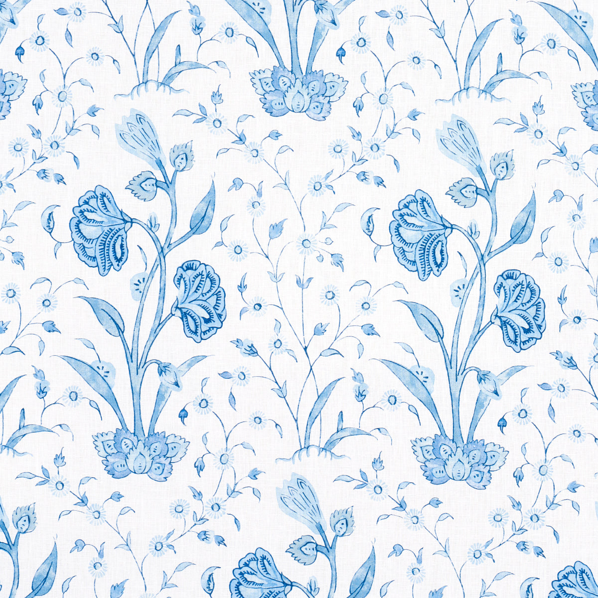 Purchase 178335 | Khilana Floral, Porcelain - Schumacher Fabric