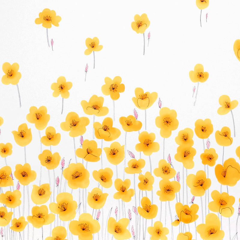 Select 178390 Wild Poppies Orange by Schumacher Fabric