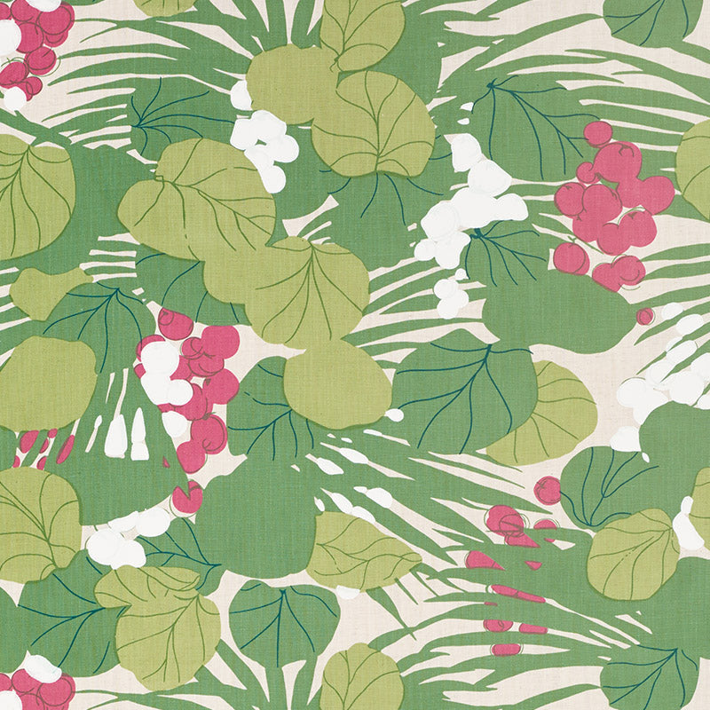 View 178631 Sea Grapes Tropical by Schumacher Fabric