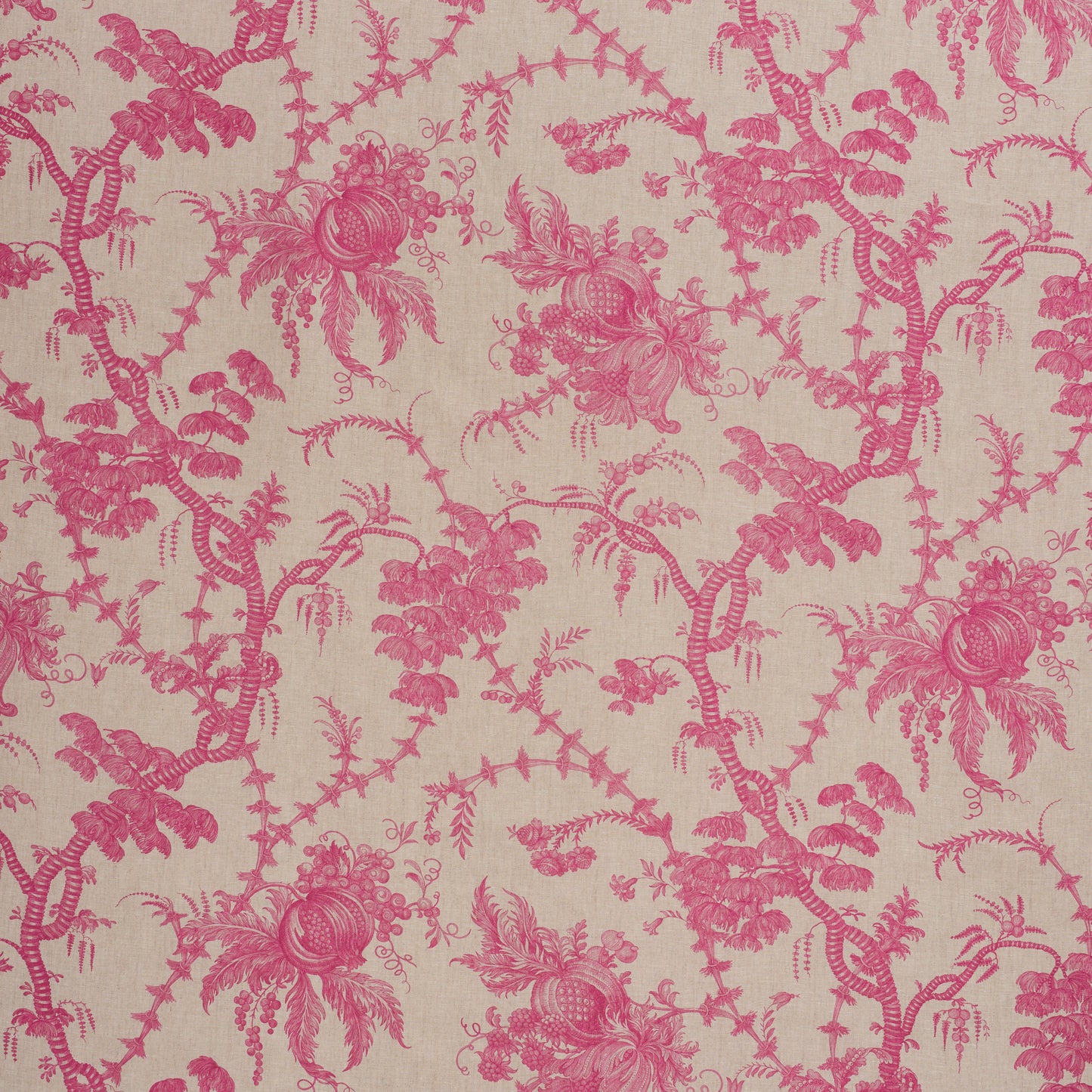 Acquire 178730 San Cristobal Toile Magenta by Schumacher Fabric