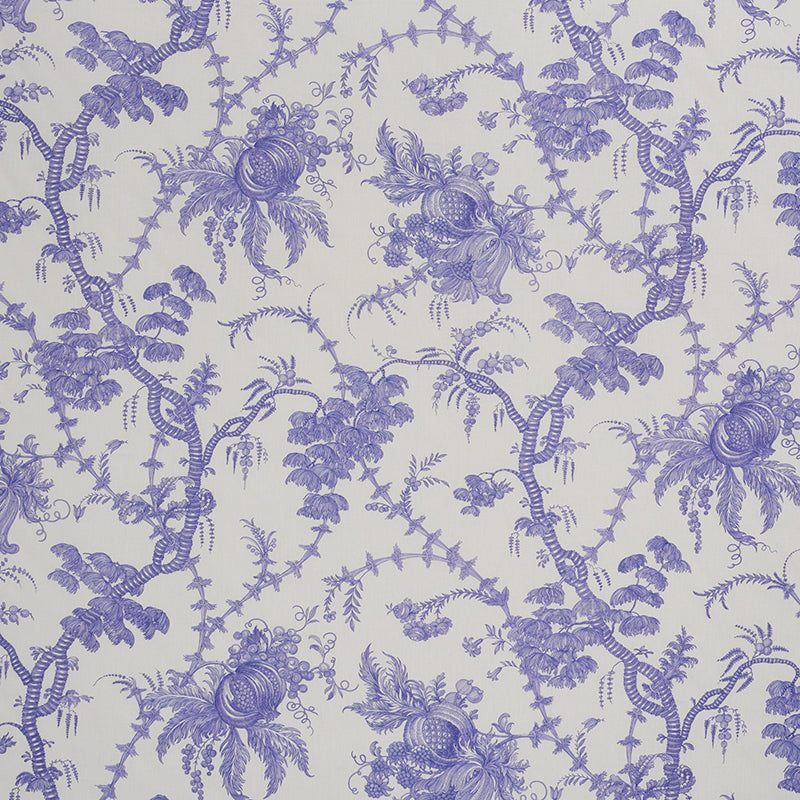 View 178732 San Cristobal Toile Purple by Schumacher Fabric