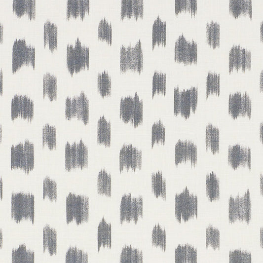 Select 179011 Izmir Ikat Black by Schumacher Fabric