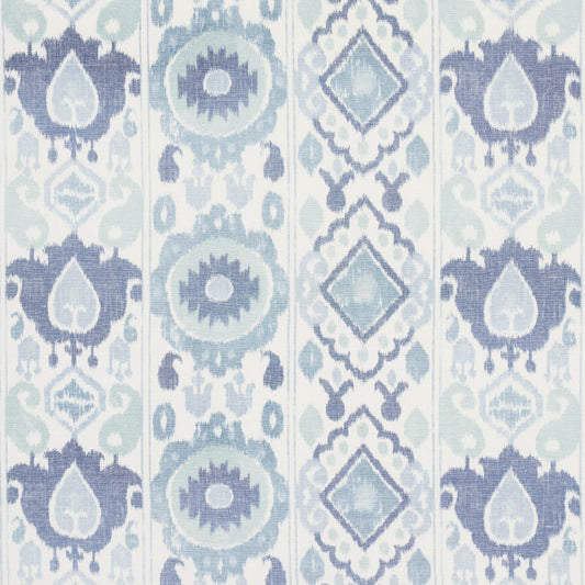 Purchase 179053 | Elizia Ikat, Mineral And Indigo - Schumacher Fabric