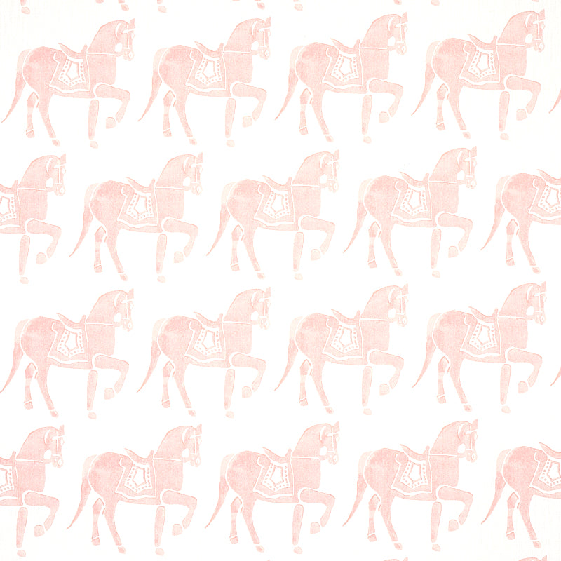 Order 179132 Marwari Horse Pink by Schumacher Fabric
