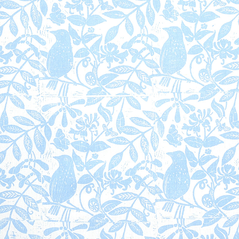 Acquire 179212 Bird & Bee Sky by Schumacher Fabric