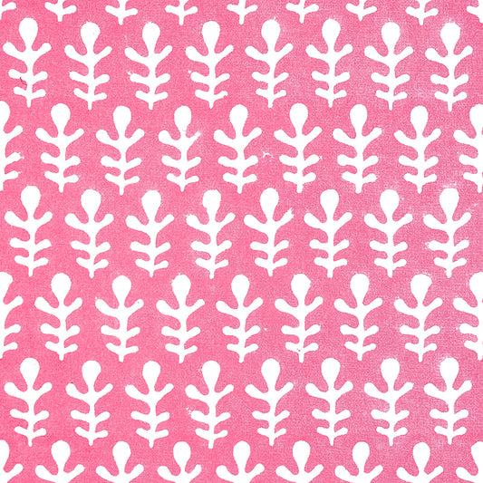 Save 179240 Bagru Pink by Schumacher Fabric