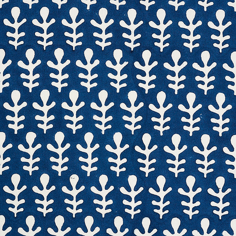 Shop 179241 Bagru Dark Blue by Schumacher Fabric