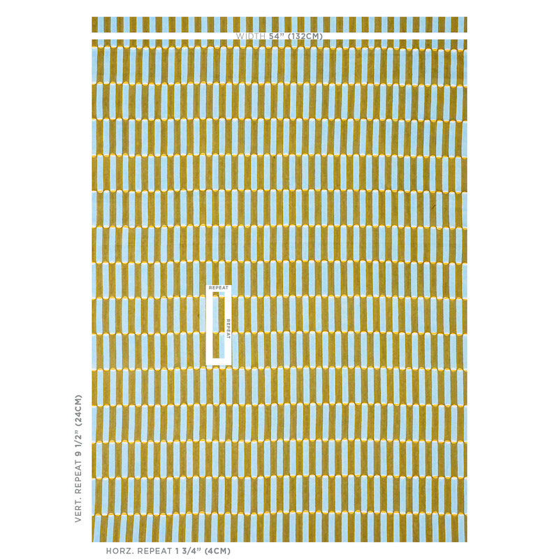 Purchase 179282 | Luna Hand Block Print, Khaki - Schumacher Fabric