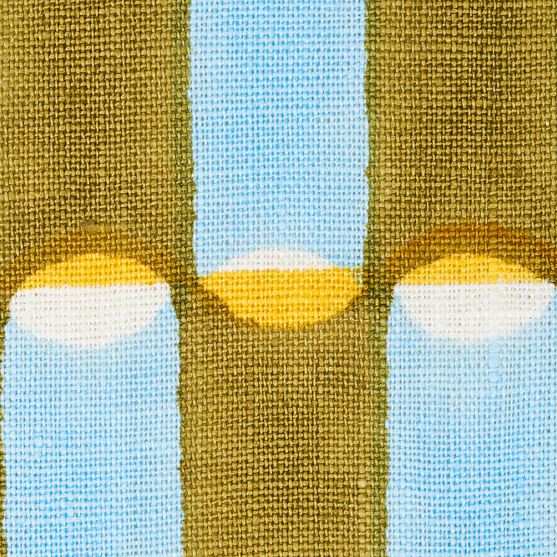Purchase 179282 | Luna Hand Block Print, Khaki - Schumacher Fabric