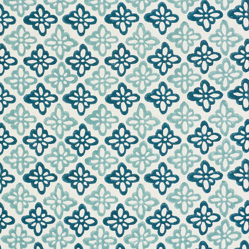 Purchase 179301 Pattee Blue by Schumacher Fabric