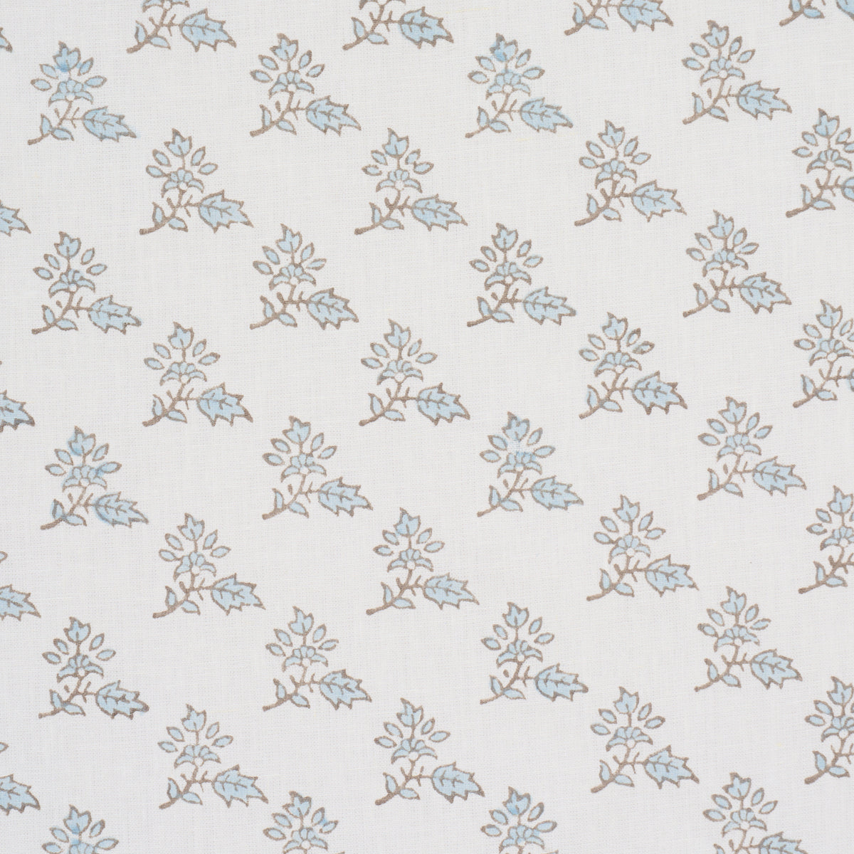 Purchase 179333 | Torbay Hand-Block Print, Sky - Schumacher Fabric