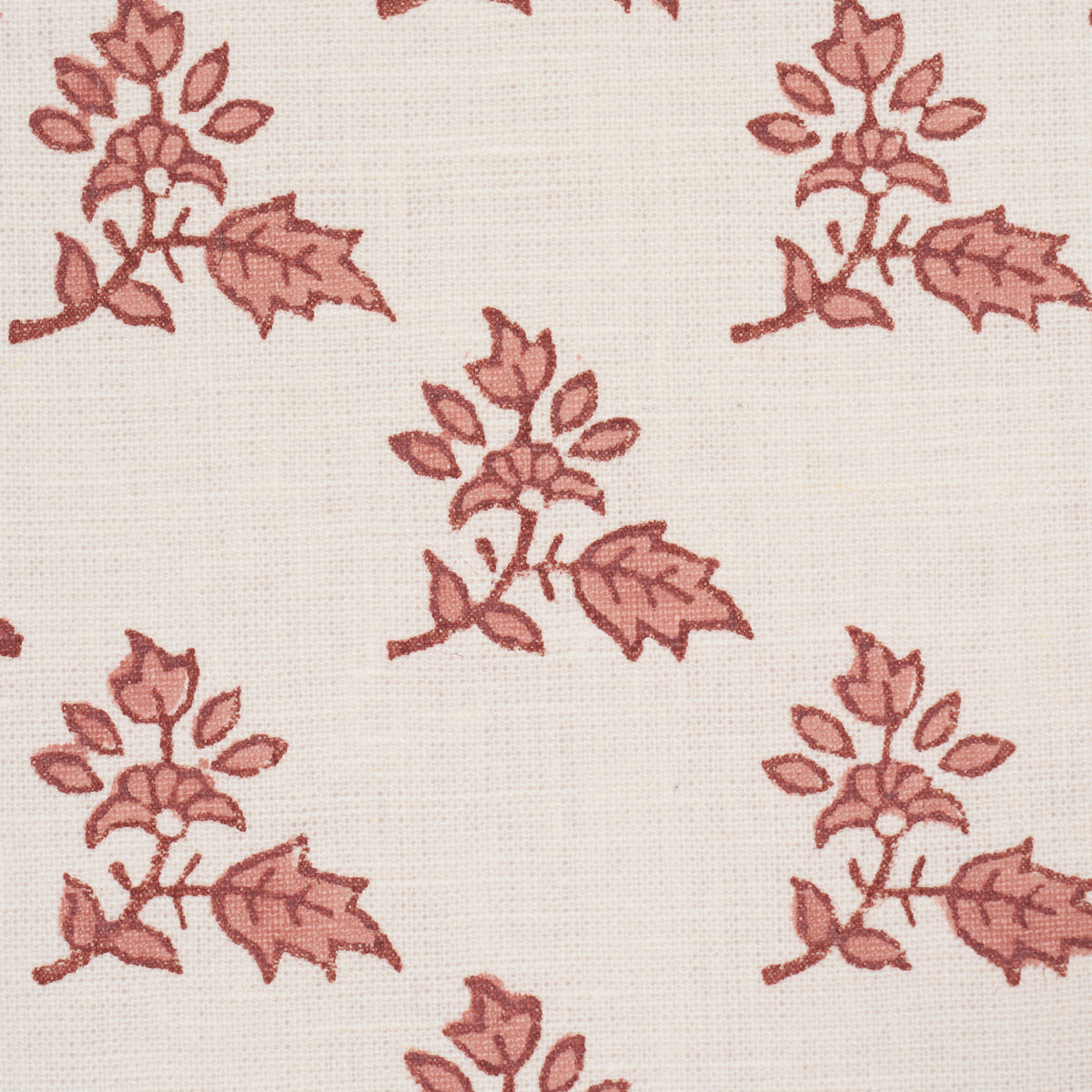 Purchase 179335 | Torbay Hand-Block Print, Persimmon - Schumacher Fabric