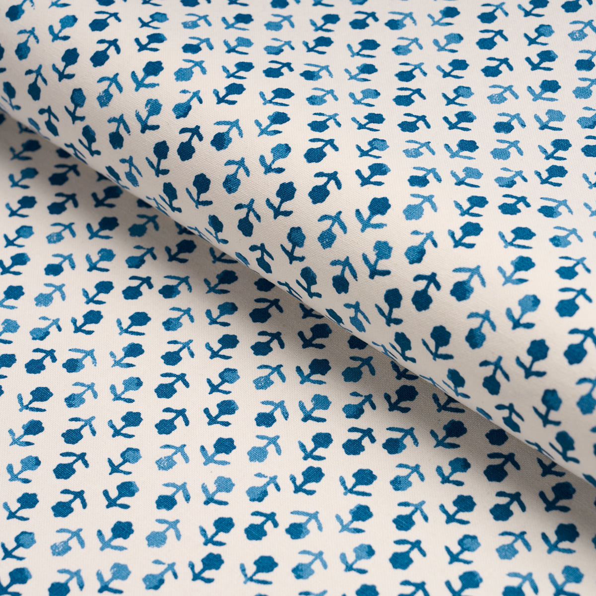 Purchase 179356 | Beatriz Handprint, Cobalt - Schumacher Fabric