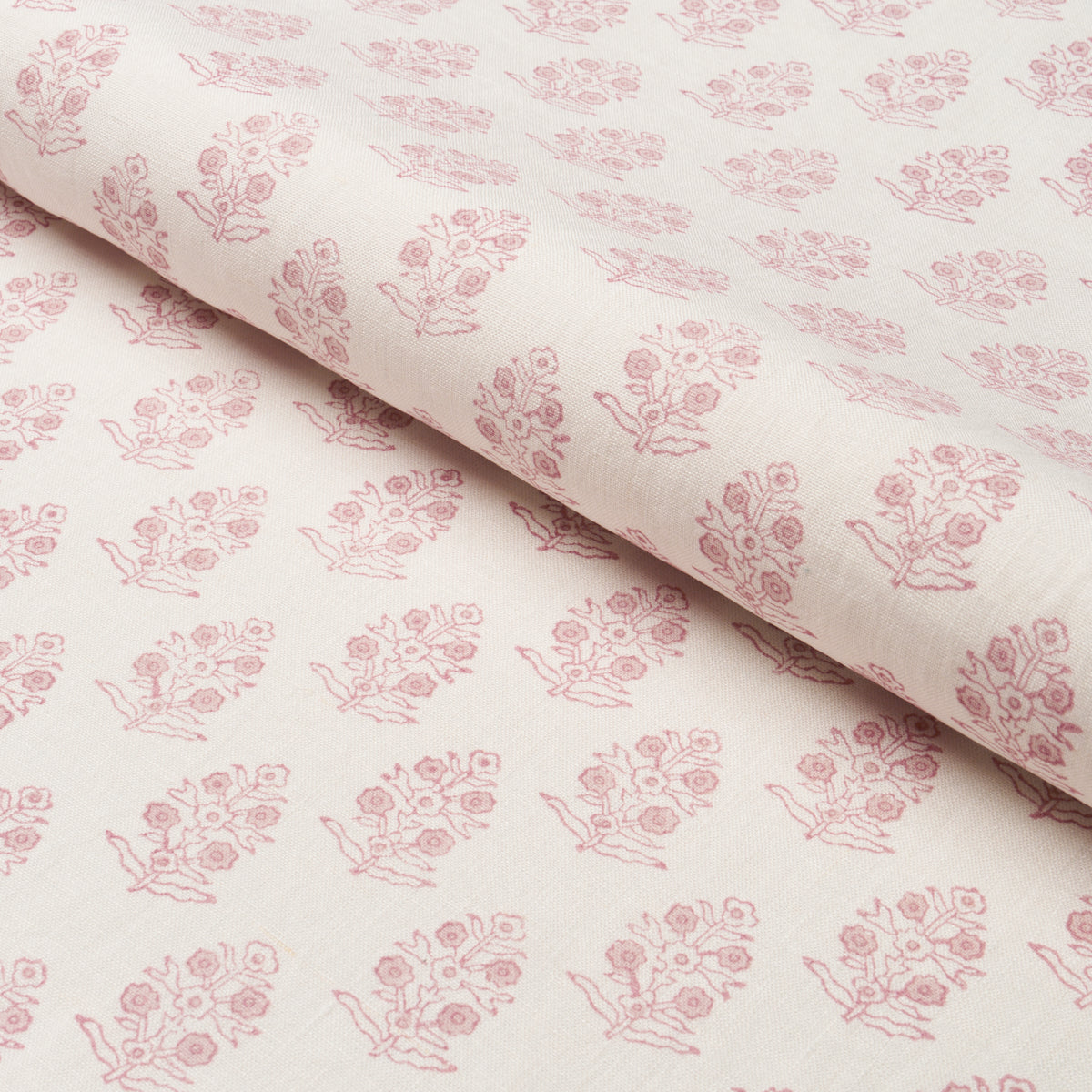 Purchase 179365 | Aditi Hand Blocked Print, Blush - Schumacher Fabric