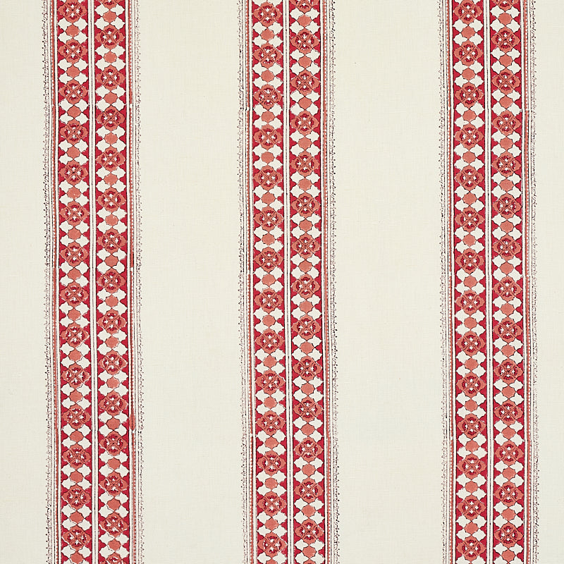 View 179372 Amira Hand Blocked Print Dusty Rose by Schumacher Fabric