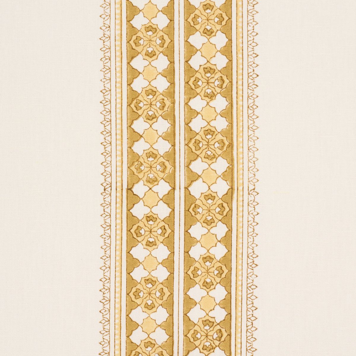 Purchase 179374 | Amira Hand-Block Print, Ochre - Schumacher Fabric