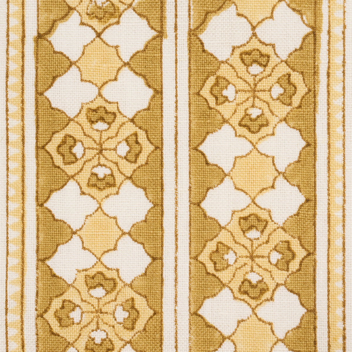 Purchase 179374 | Amira Hand-Block Print, Ochre - Schumacher Fabric