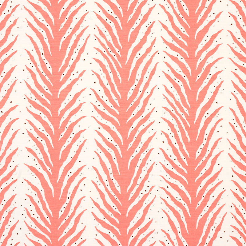 Looking 179482 Creeping Fern Coral by Schumacher Fabric
