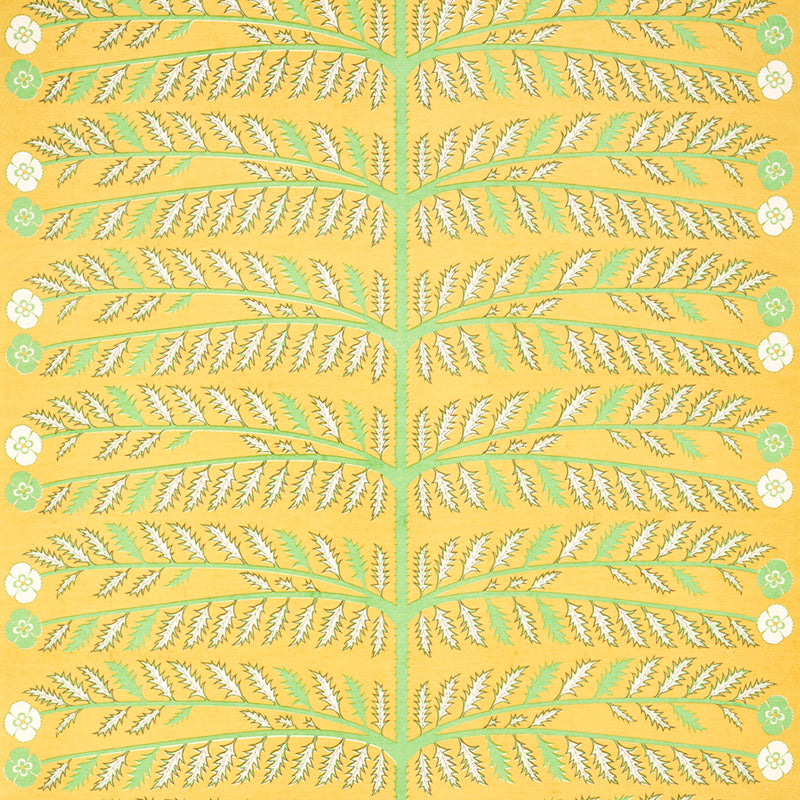 Select 179532 Thistle Mustard by Schumacher Fabric