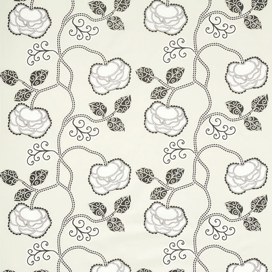 Purchase 179541 Queen Fruit Chintz Ebony Ivory by Schumacher Fabric