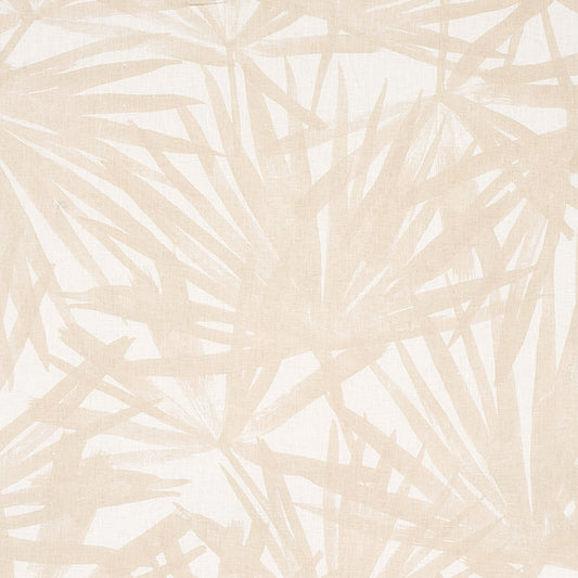 Save 179603 Sunlit Palm Linen Sand by Schumacher Fabric