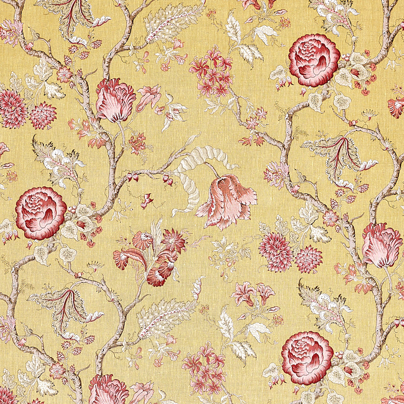 Save 179650 Josephine Ochre by Schumacher Fabric