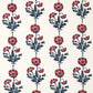 179741 | Dianthus Hand Block Print, Indigo & Iron - Schumacher Fabric