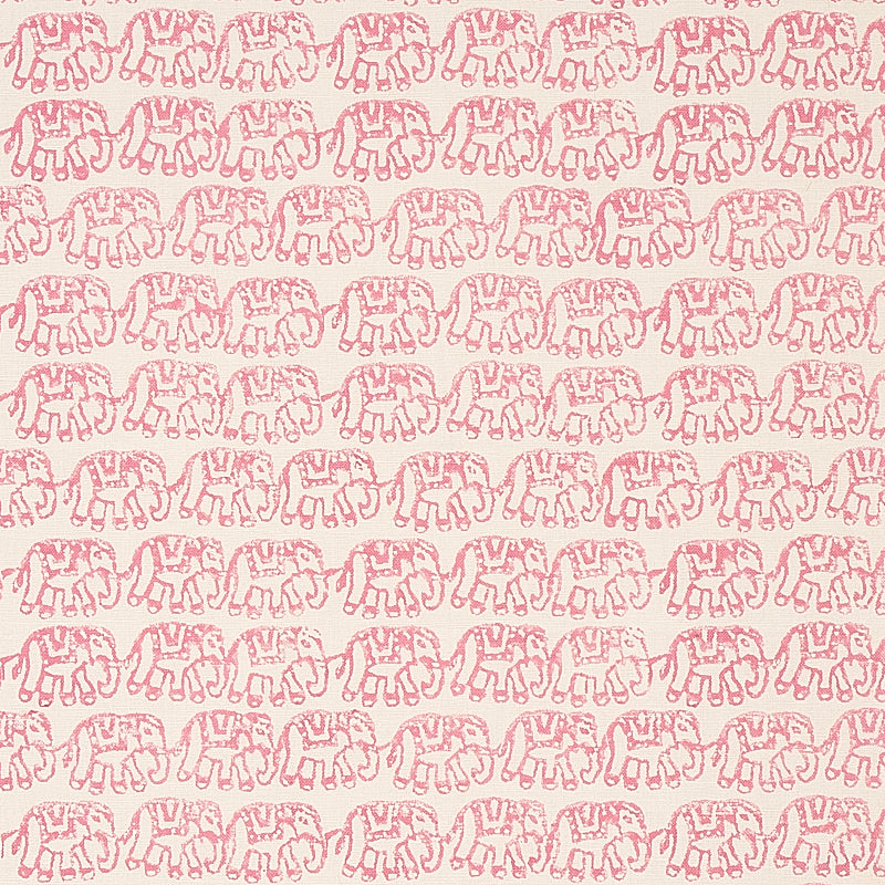 Shop 179750 Ellies Hand Block Print Rose by Schumacher Fabric