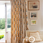 Purchase 179841 | Poppy Hand Block Print, Mustard & Sky - Schumacher Fabric