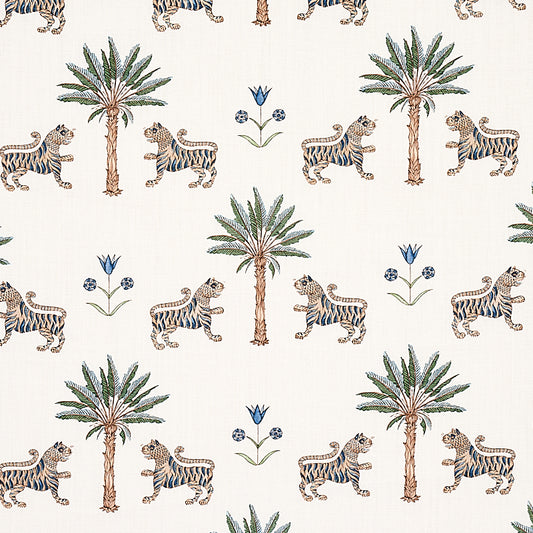 Shop 179931 Tiger Palm Delft by Schumacher Fabric