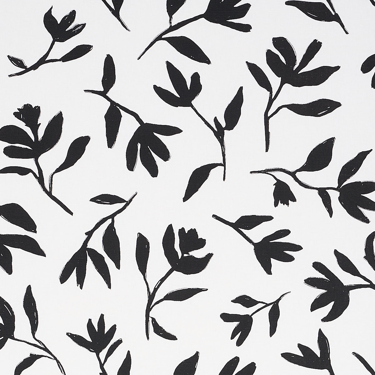 Buy 180011 Laurel Black by Schumacher Fabric