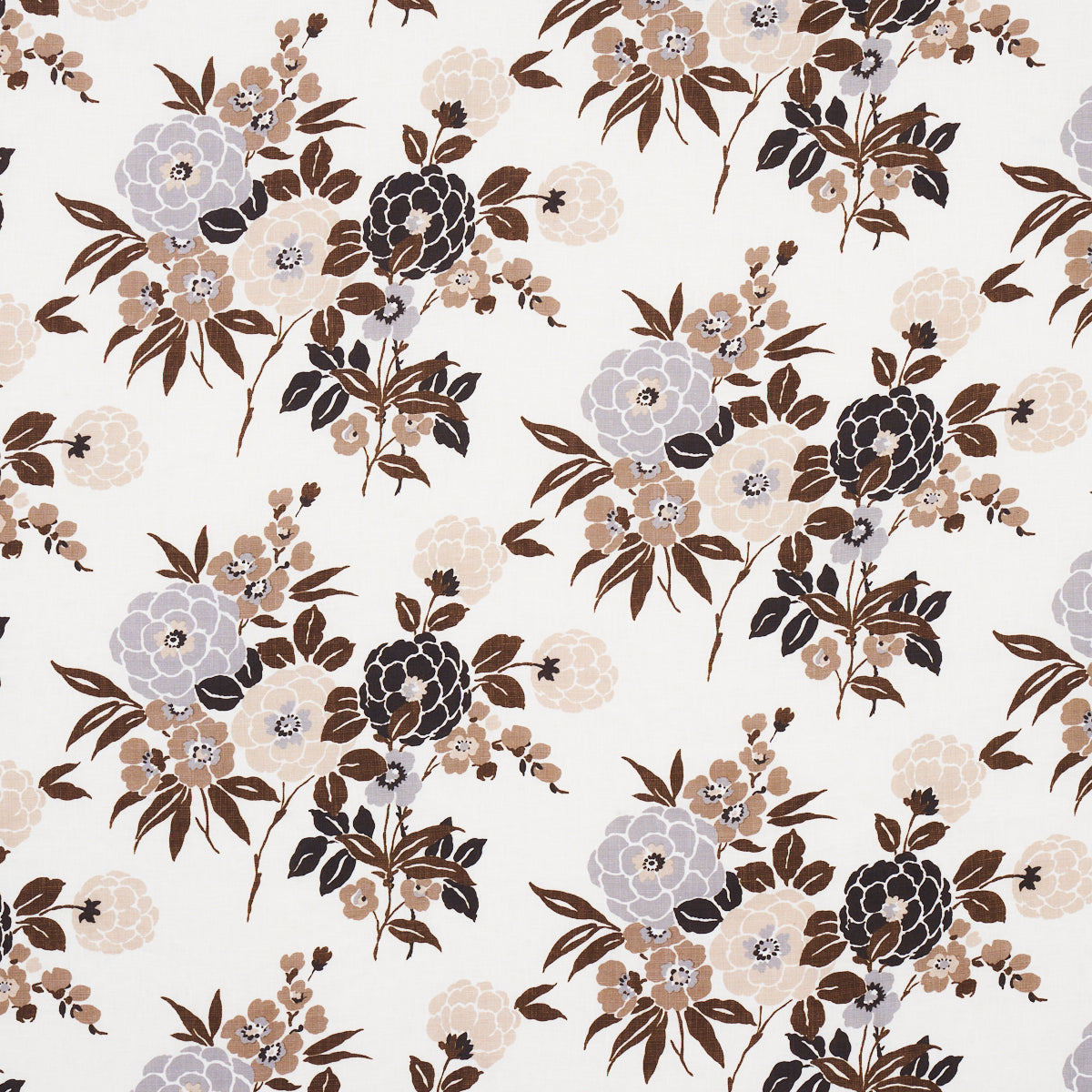 Purchase 180021 Valentina Floral Brown by Schumacher Fabric