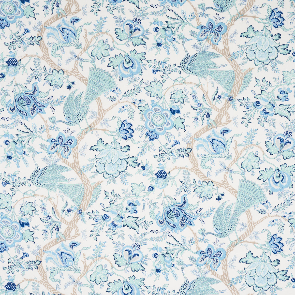Order 180052 Aveline Linen Seaglass by Schumacher Fabric