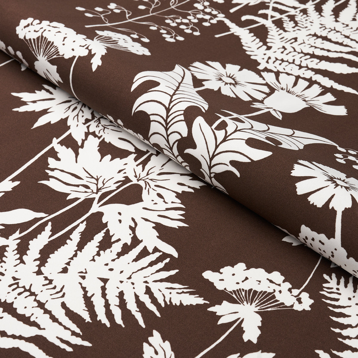 Purchase 180222 | Spring Floral Indoor/Outdoor, Brown - Schumacher Fabric