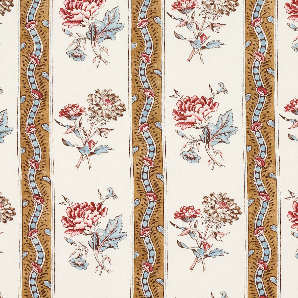 Purchase 180240 Ariana Floral Stripe, Document by Schumacher Fabric