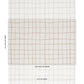 Purchase 180294 | Painterly Windowpane, Neutral - Schumacher Fabric