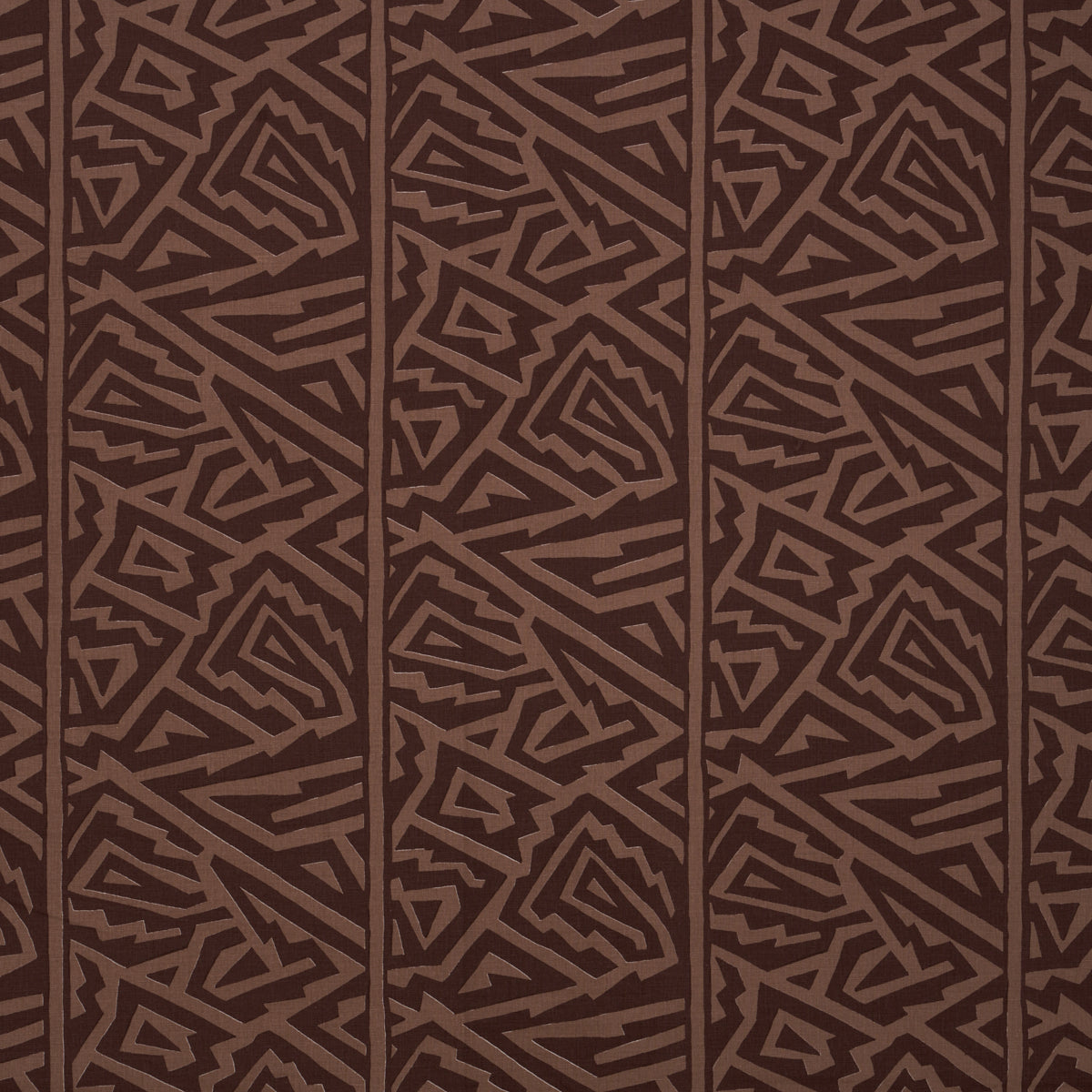 Purchase 180321 Jagged Maze, Brown by Schumacher Fabric