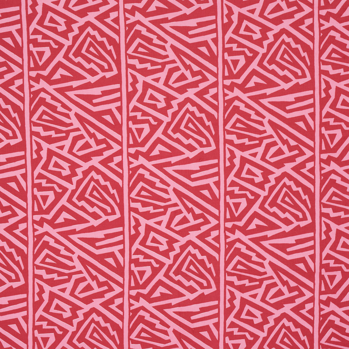 Purchase 180322 Jagged Maze, Pink by Schumacher Fabric