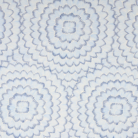 Purchase 180360 Feather Bloom, Two Blues by Schumacher Fabric