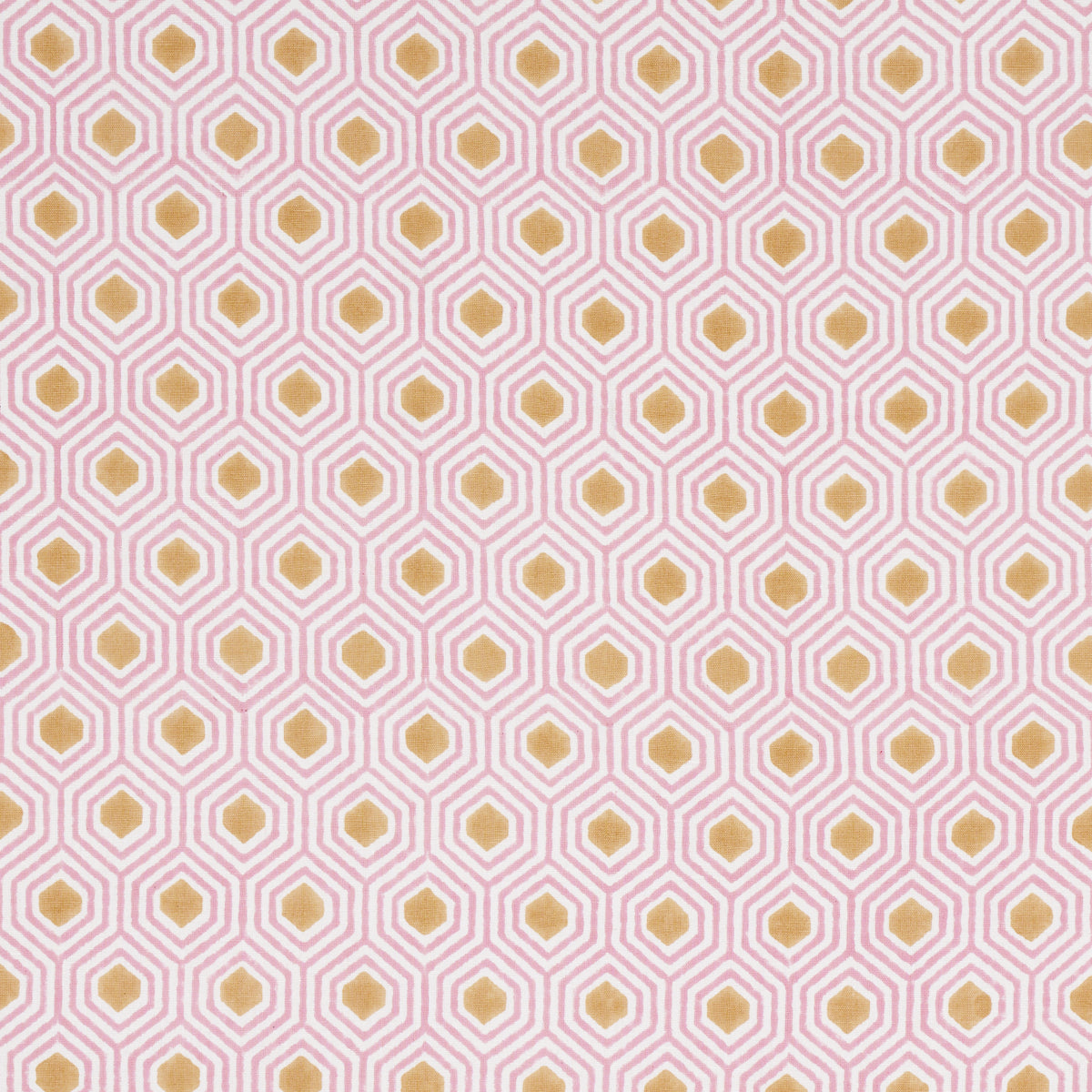 Purchase 180372 | Azulejos, Pink & Gold - Schumacher Fabric