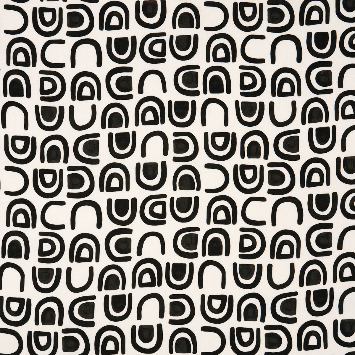 Purchase 180421 Threshold Printed Linen, Carbon by Schumacher Fabric