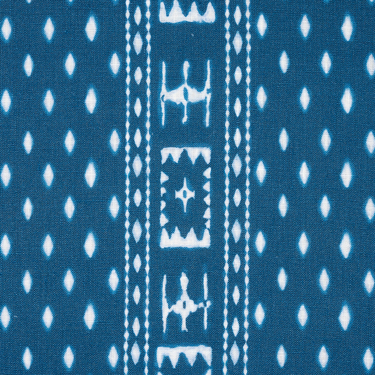Purchase 180490 | Indah Batik, Indigo - Schumacher Fabric