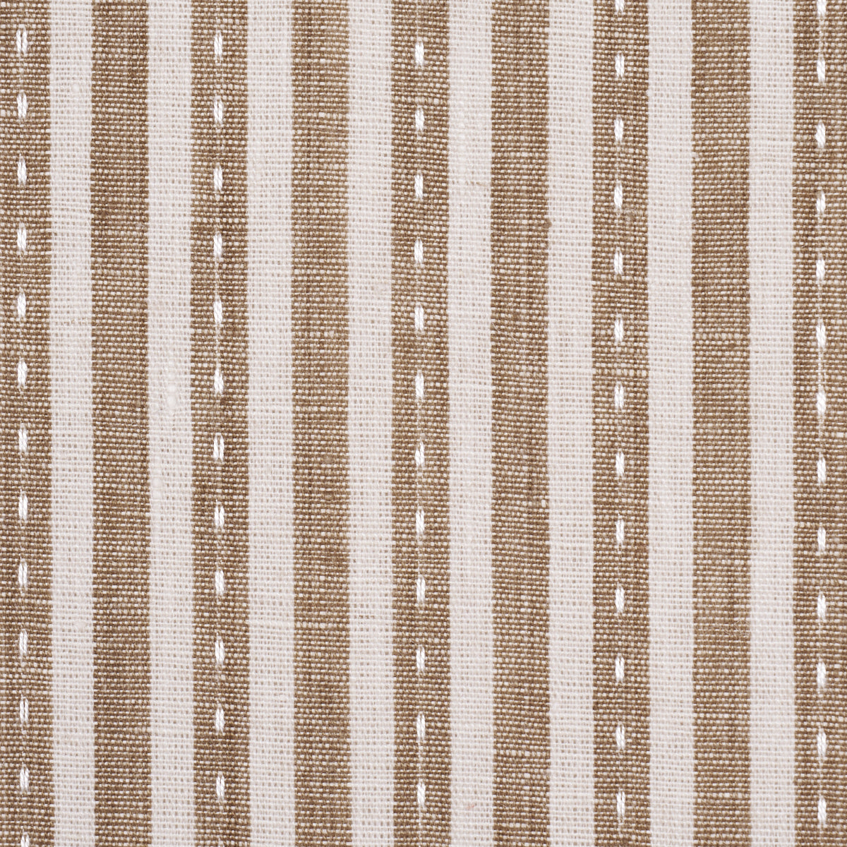 Purchase 180594 | Mathis Ticking Stripe, Flax - Schumacher Fabric