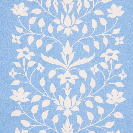 Purchase 180681 | Bouquet Toss, Cornflower Blue - Schumacher Fabric