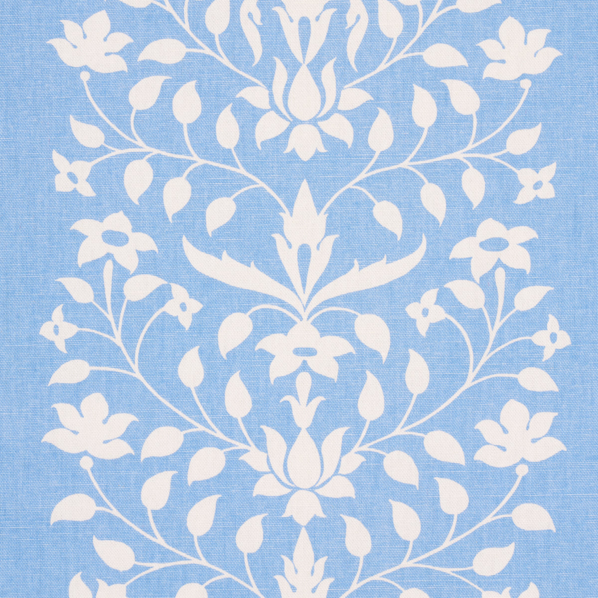 Purchase 180681 Jaipur Mughal Flower, Cornflower Blue by Schumacher Fabric