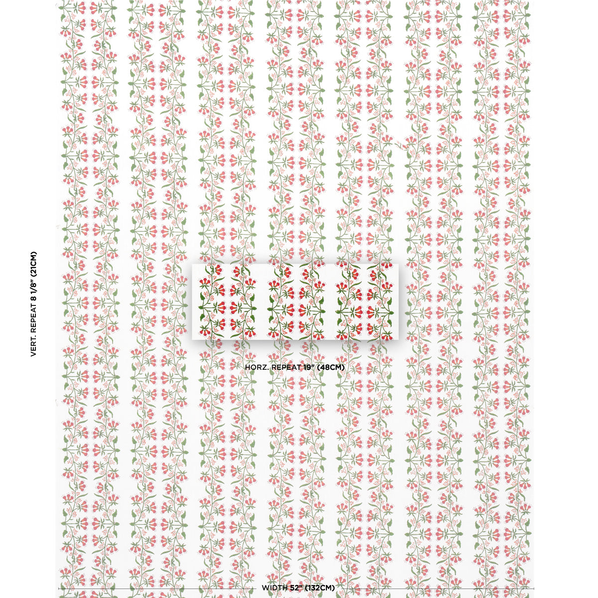 Purchase 180690 | Himalaya Hand Block Print, Pink - Schumacher Fabric