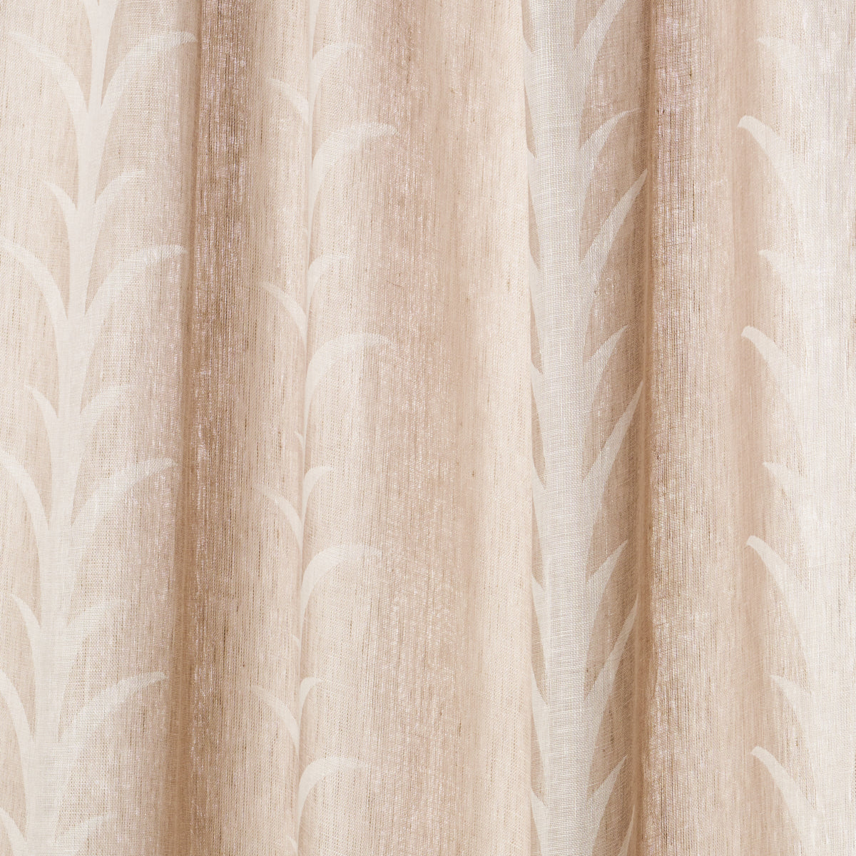 Purchase 180800 Acanthus Stripe Sheer, Taupe by Schumacher Fabric