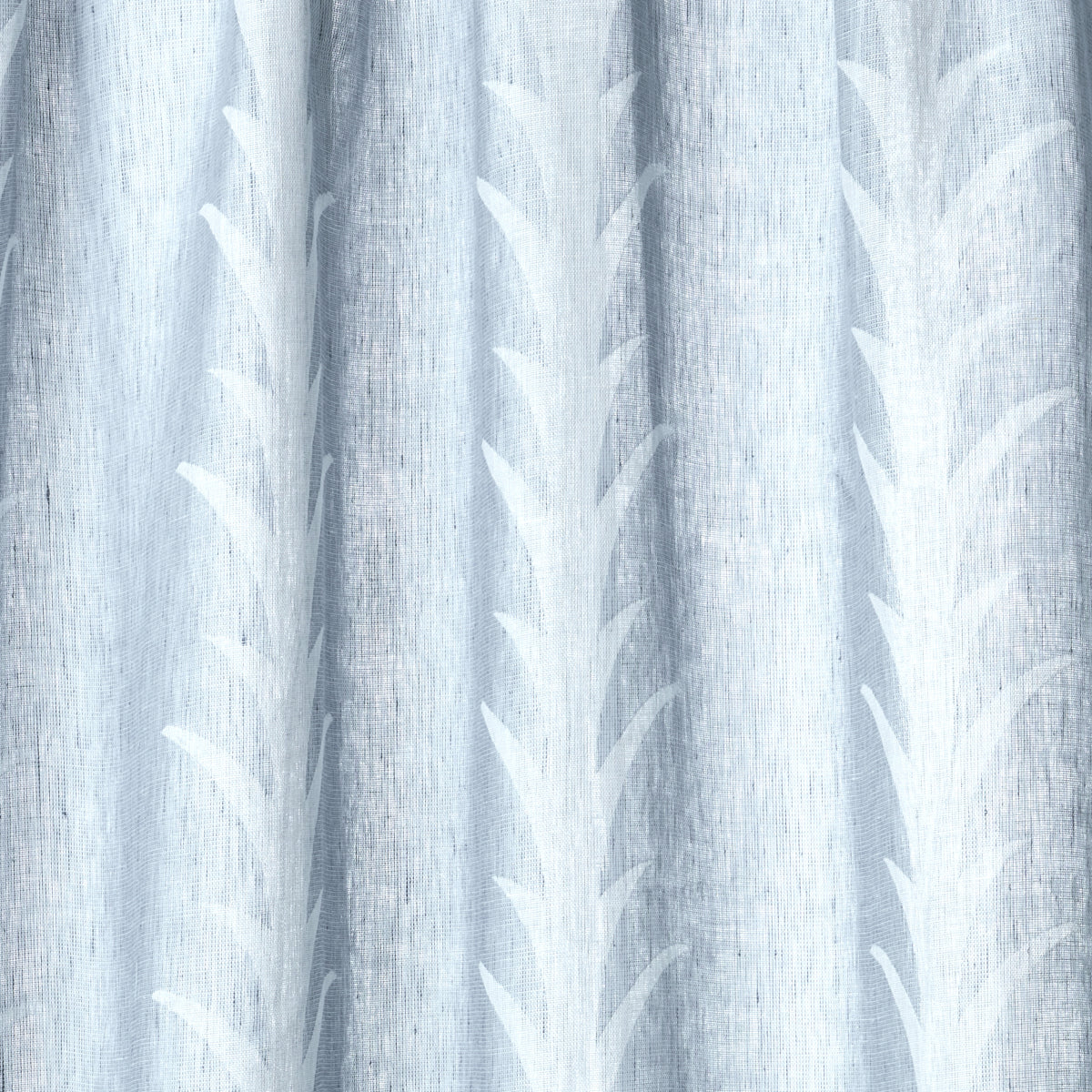 Purchase 180802 Acanthus Stripe Sheer, Slate by Schumacher Fabric